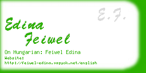 edina feiwel business card